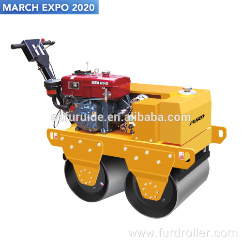 Hand Hold Double Steel Drum Vibratory Road Roller Hand Hold Double Steel Drum Vibratory Road Roller Fyl-S600CS